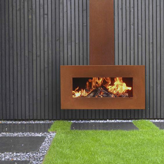 Corten-Steel-Outdo-Freestanding-Firewood-壁炉