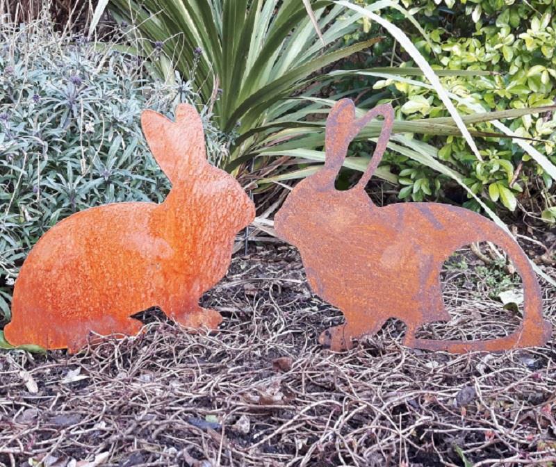 Garden-Decoration-Rusty-Metal-Rabbits-Corten-Steel (2)