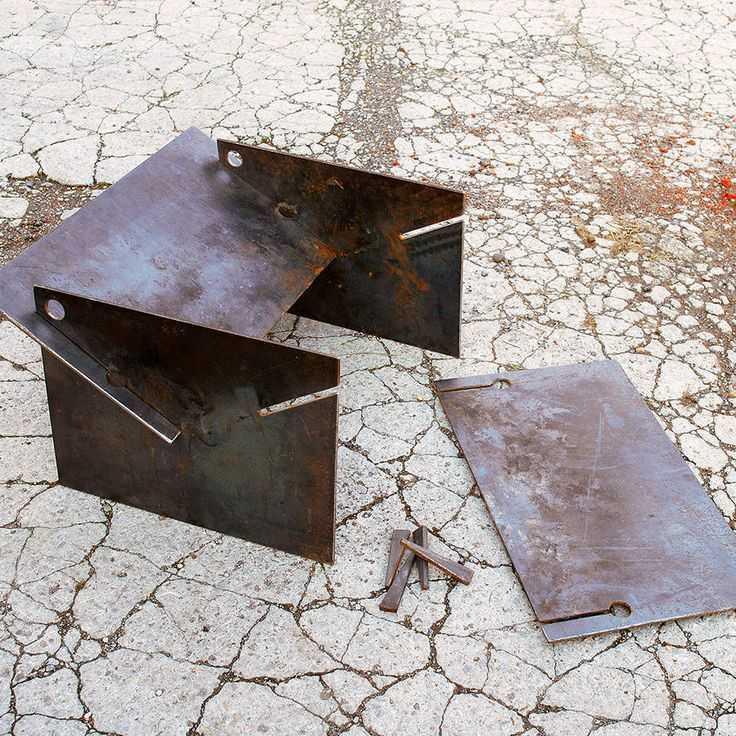 组装模型Corten Steel Firepit