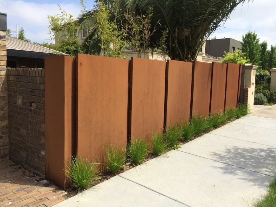Corten Steel Garden Fence面板