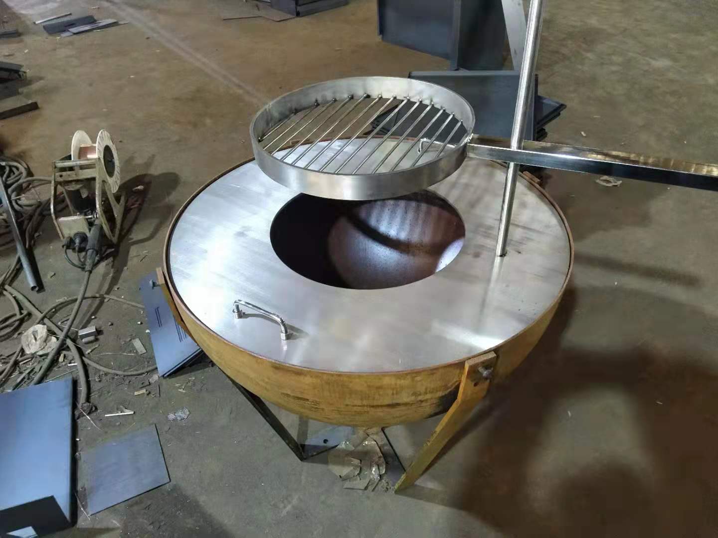 室外炉灶Corten Firepit BBQ格栅