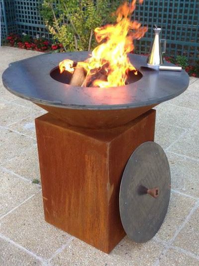 金属木后院BBQGrill