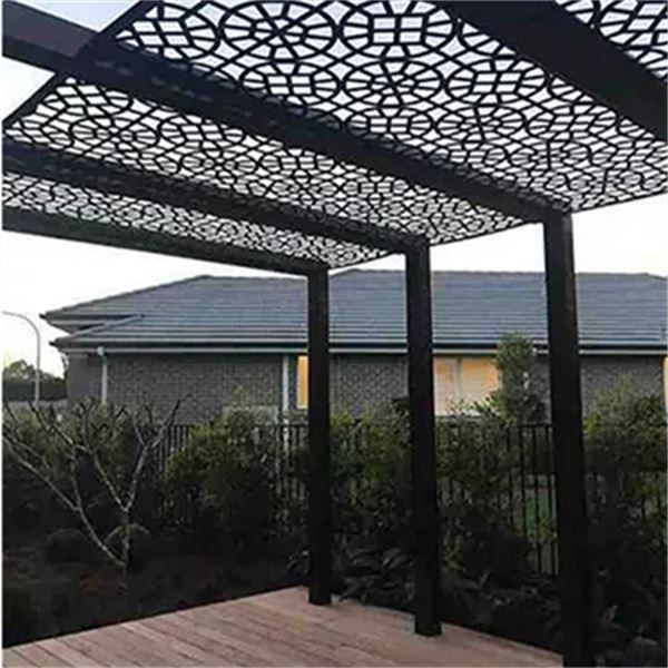 AHLCorten钢室外防水 PergolasGazebo