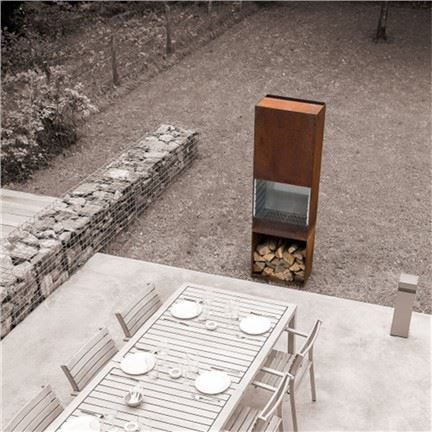 室外家具Wood烧火