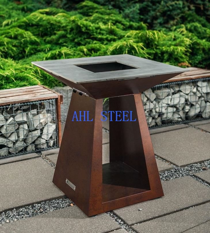 Corten Steel户外烹饪BBQ格栅