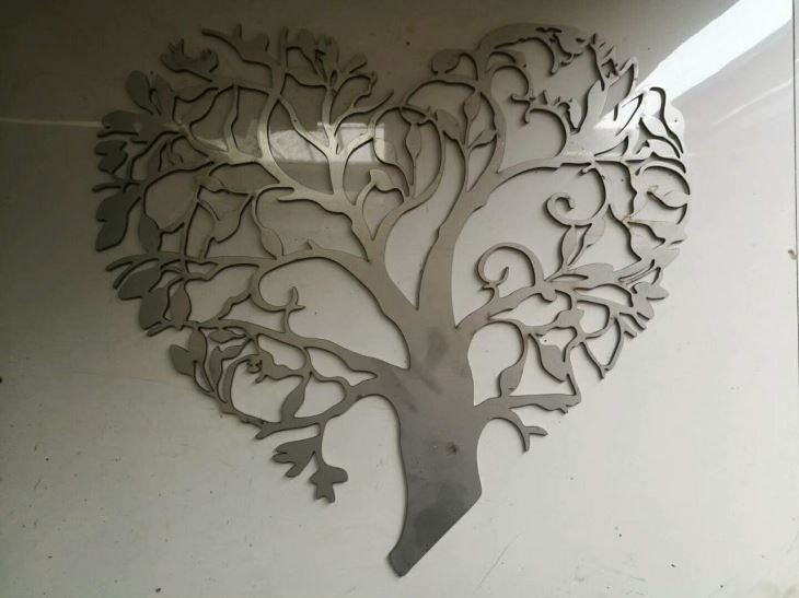 激光切割装饰不锈钢树