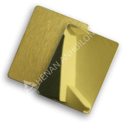 1.2mm厚金色和黑色发丝不锈钢薄板每公斤价格
