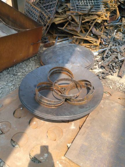 100厘米Corten钢铁金属圆火坑