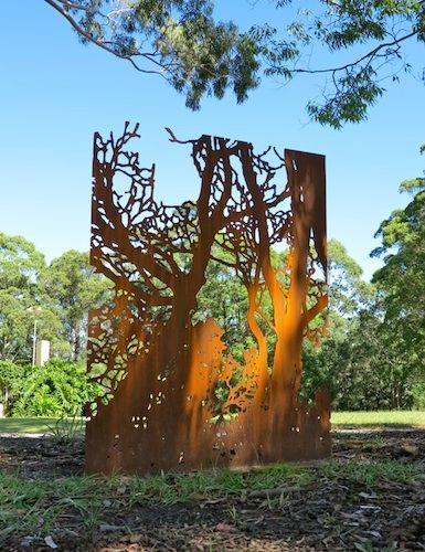 工厂OEM装饰花园Corten Steel隐私屏幕