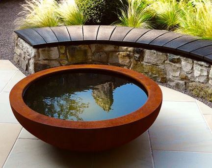 科顿钢制水碗喷泉