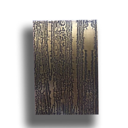 304 4X8装饰油摩擦青铜古董不锈钢板在AFP /防手指印花