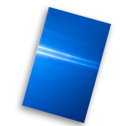 316蓝色4*8英寸8K镜面抛光发纹不锈钢板