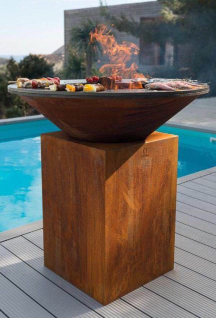 Camping Corten Steel BBQ