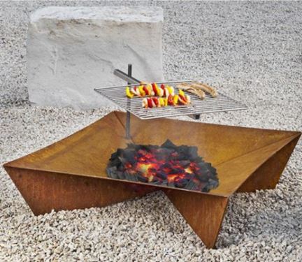 中国供应商Corten Steel Firepit