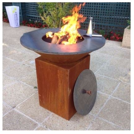 Corten Steel Grill Fire Bowl