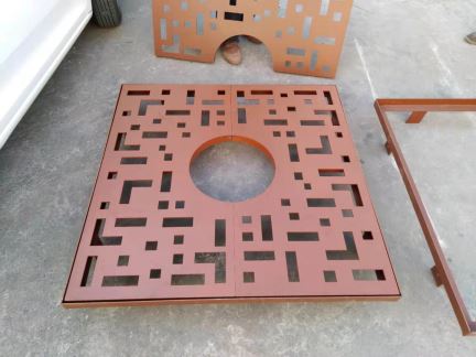 Corten Steel Tree Grille Grate