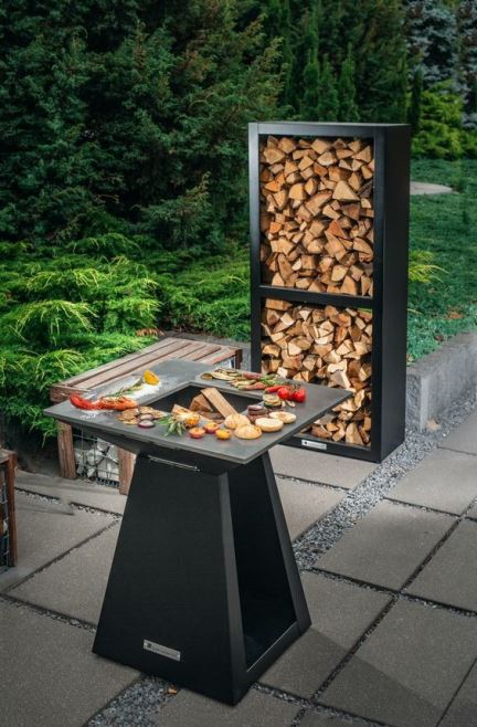 易于组装花园火烧BBQ