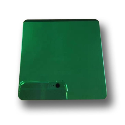 绿色1mm 316 4x8彩色不锈钢板，用于电梯内部和厨房面板