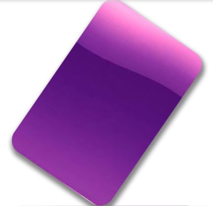 紫色不锈钢金属片