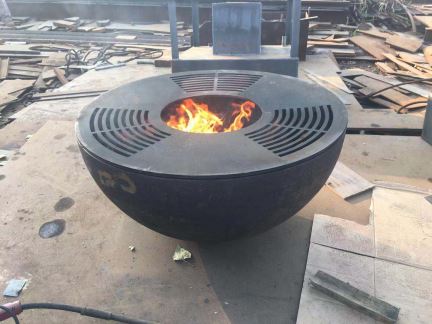 木材燃烧耐候钢金属火坑