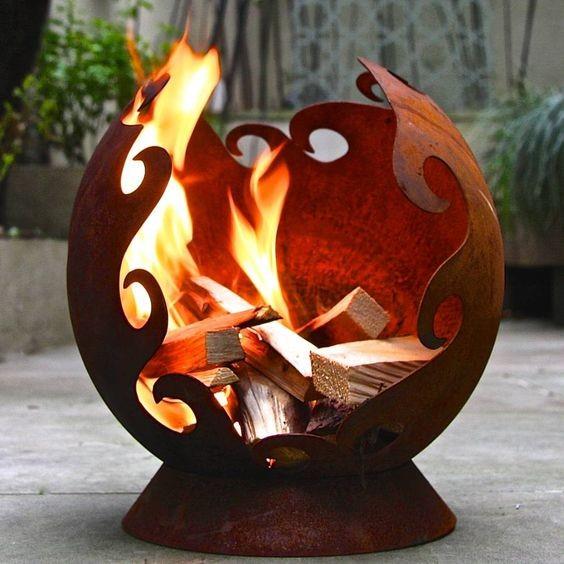 装饰壁炉花园便携式火坑燃气火坑燃烧器