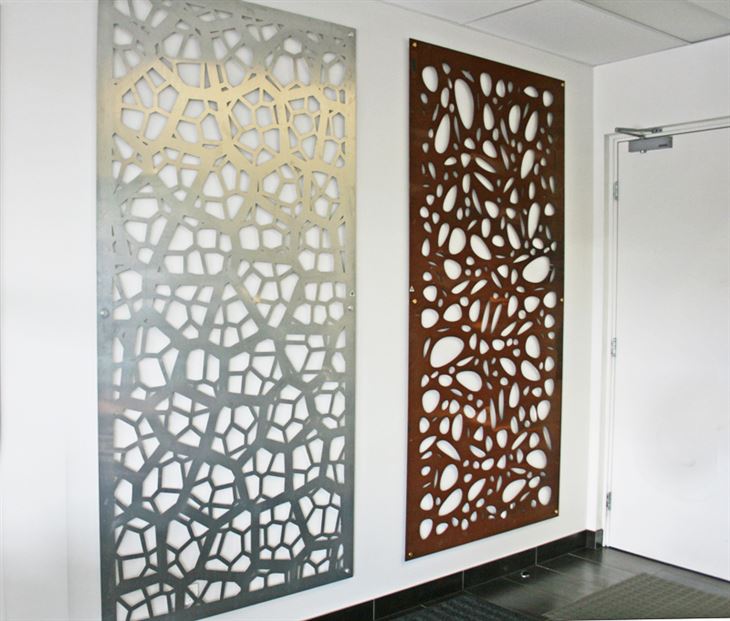 CNC屏幕与自然生锈