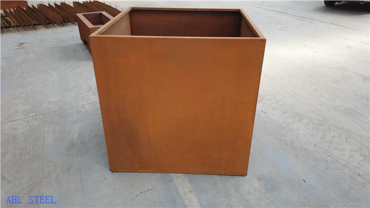 Corten Staal Cubo Planter