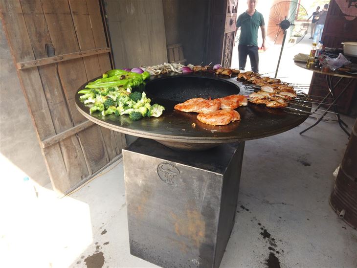 Corten Steel BBQ用于烹饪