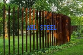 Corten Steel Fencing Screen