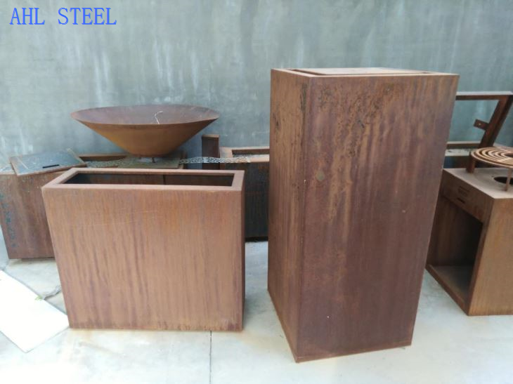 Corten Steel Long Planter