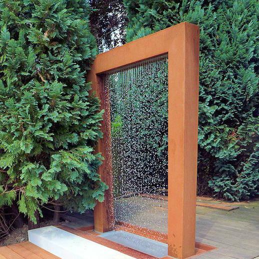 Corten Steel瀑布功能