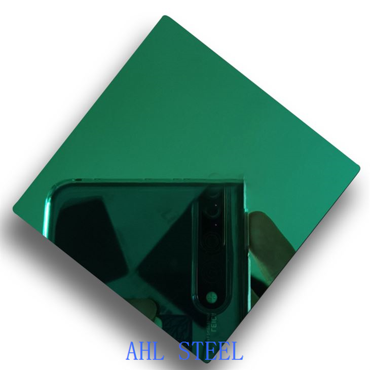 绿色镜面不锈钢板