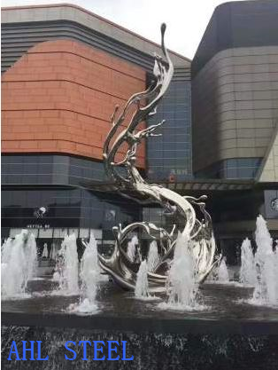 金属雕塑喷泉