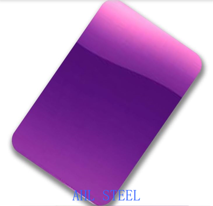 紫色镜面不锈钢板