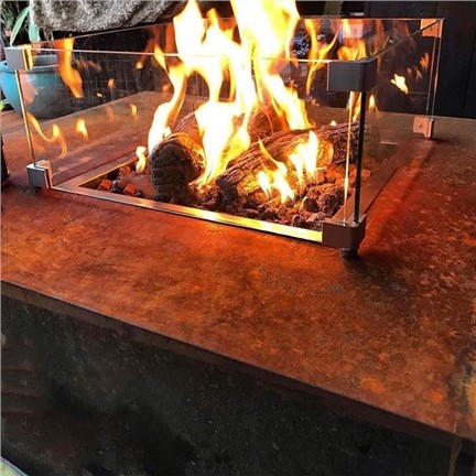 批发花园表Firepit定制