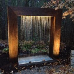 Corten Steel Garden Fountain