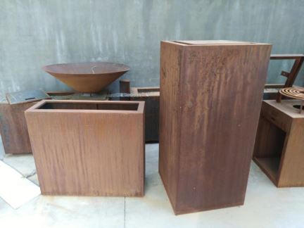 Corten Steel Long Planter