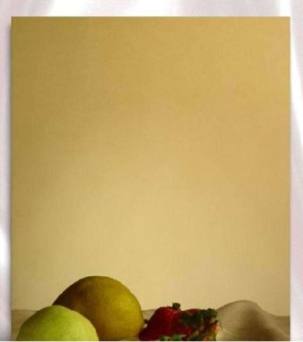 Golden 4*8 Inch Mirror Stainless Steel Sheet