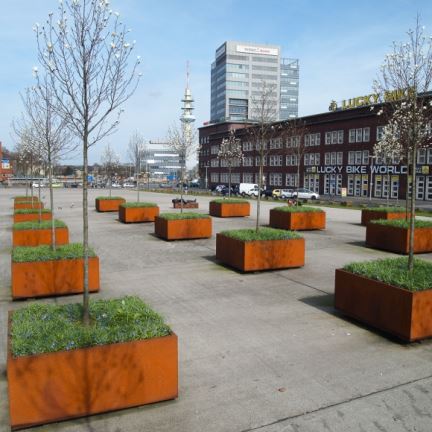 Corten Steel大型植物