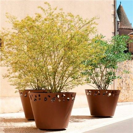 大型户外金属花园树花盆