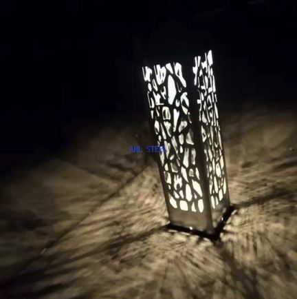 LED Corten金属灯柱