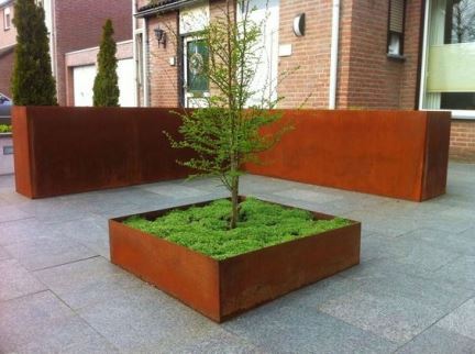 金属花园Boders Corten edge