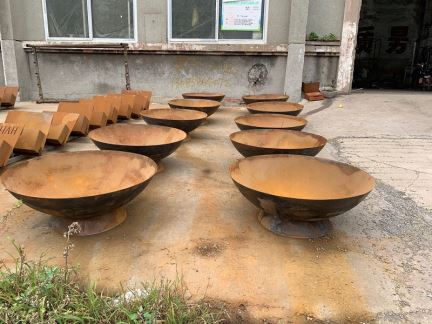 天然生锈直径100cm金属球体