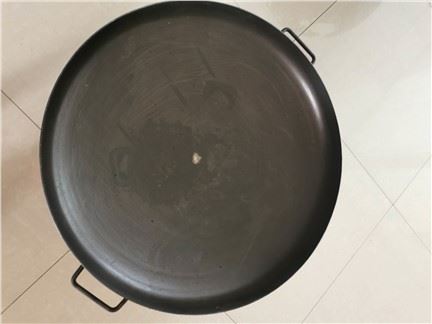 室外烧木钢火坑