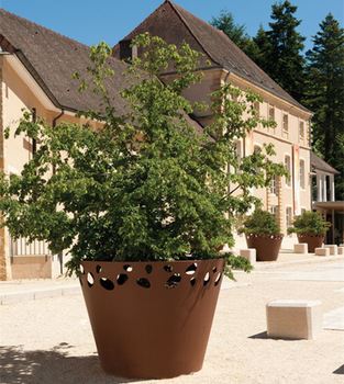 Rust Corten Metal Planters