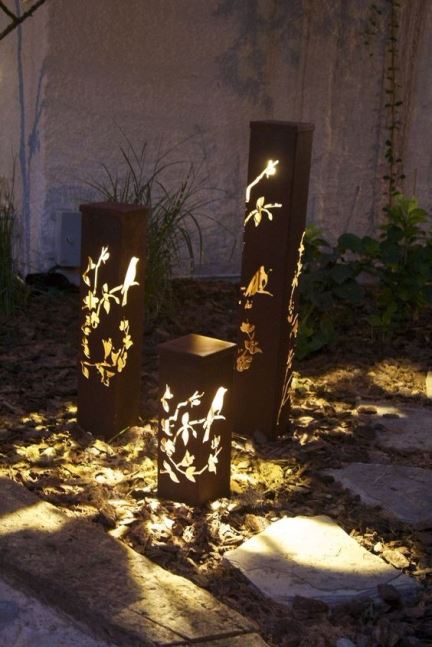 钢灯金属花园灯