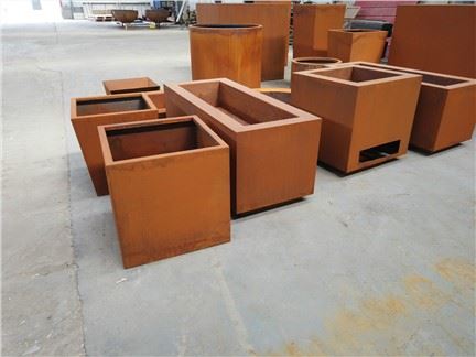 耐候钢Corten Planter盒