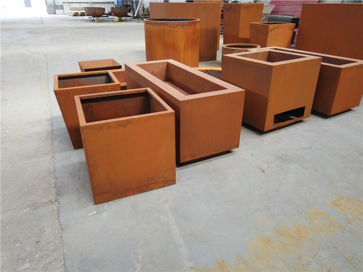 耐候钢Corten Planter盒