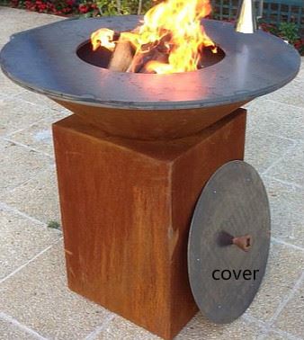 烧烤桌Corten Steel Firepit