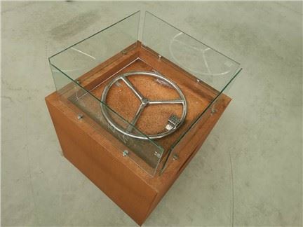 Square Fire Pit  -  Cor-Ten Steel